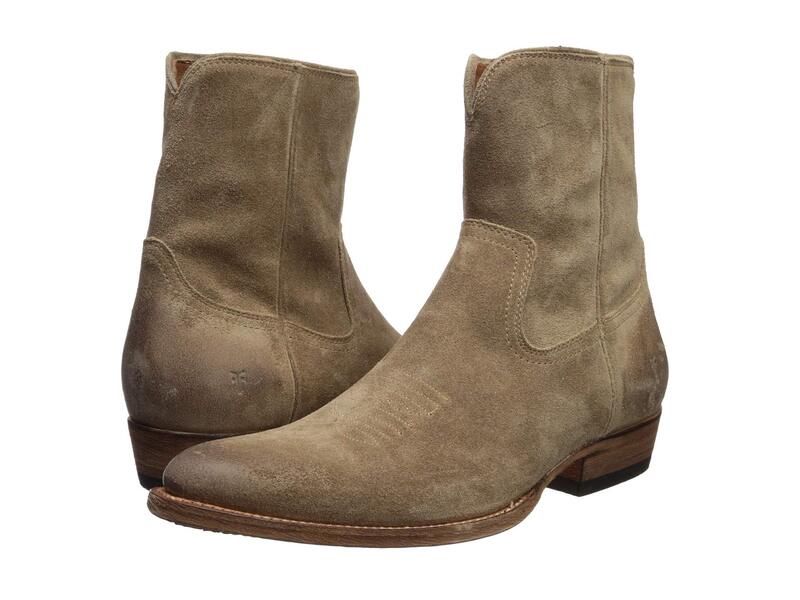飛球 メンズ シューズ ブーツ・レインブーツ Frye Austinside Zip Dark Ash Oiled Suede 死灰