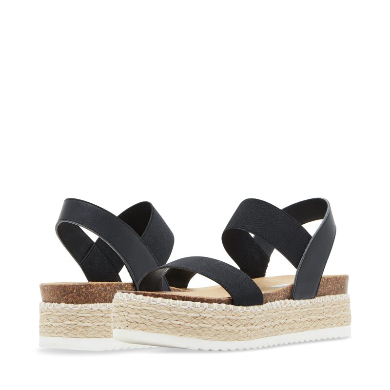 スティーブ マデン レディース シューズ 踵 サンダル Steve Madden Jaklin Sandal Black Multi 黒いこと