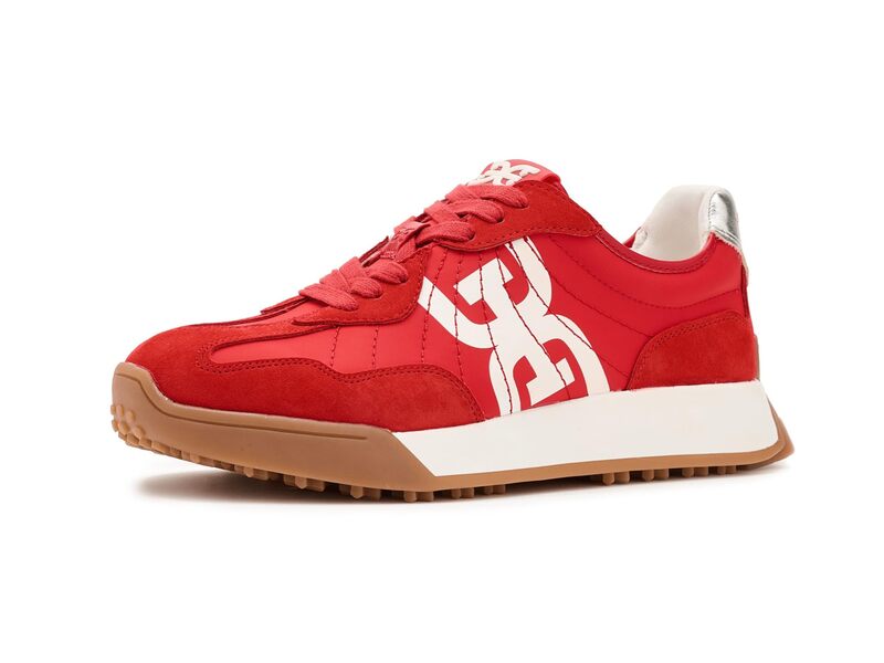 サムエデルマン レディース シューズ スニーカー Sam Edelman Langleyretro Sport Red/White 白いこと