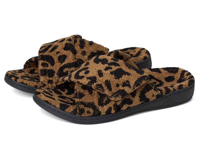 バイオニック レディース シューズ サンダル VIONIC Relax Ii Slides Brown Multi Woven Fabric 赤銅色