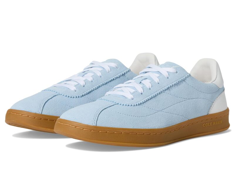 電話を掛けるハーン レディース シューズ スニーカー Cole Haan Grand Crosscourt Brynn Sneakerskyway Suede/White/Gum 白いこと