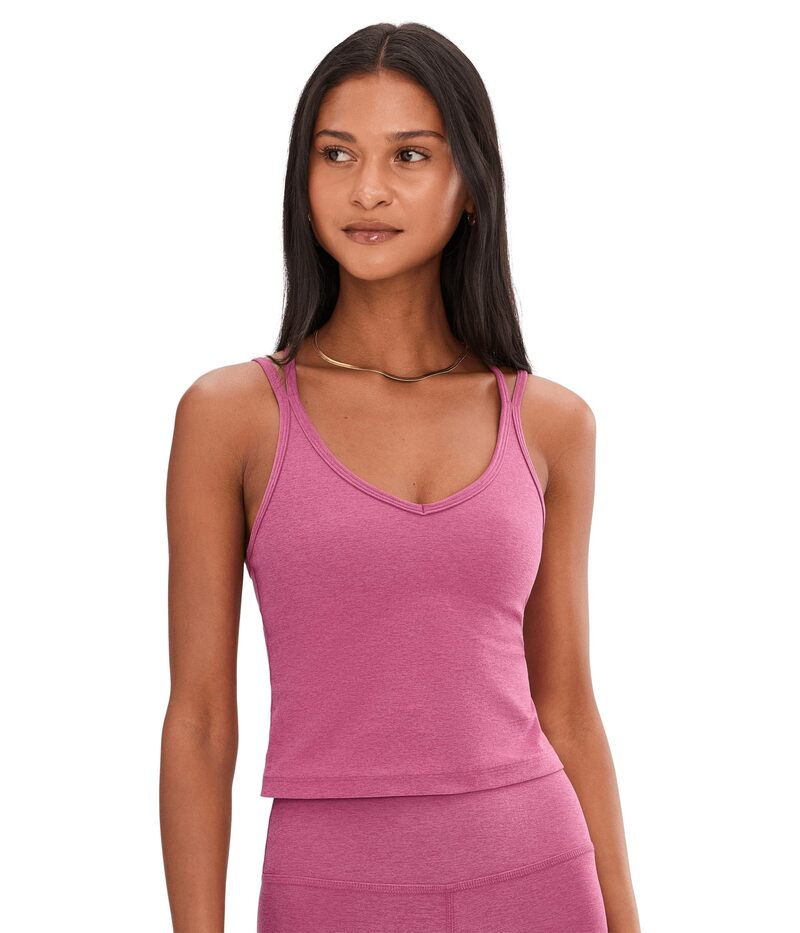 ビヨンドヨガ レディース トップス シャツ Beyond Yoga Spacedye Get Across Tank Smooth Mauve Heather ヘザー｜ReVida 店