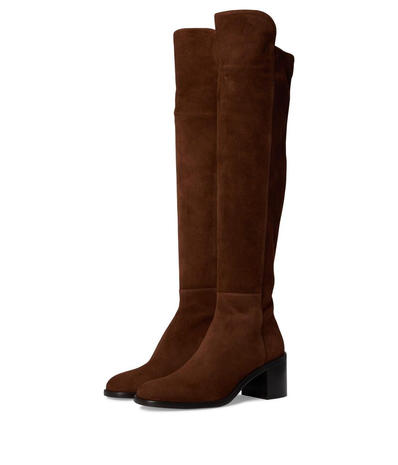スチュアート ワイツマン レディース シューズ ブーツ・レインブーツ Stuart Weitzman 5050 Finn Boots Deep Cofe/Deep Cofe/Maron Vino