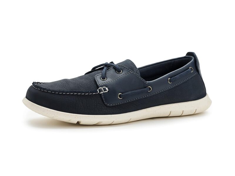 クラークス メンズ シューズ Clarks Flexway 2 Eye Navy Nubuck 米国海軍