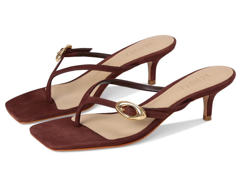 シュッツ レディース シューズ 踵 Schutz Miriam Chestnut Brown 赤銅色