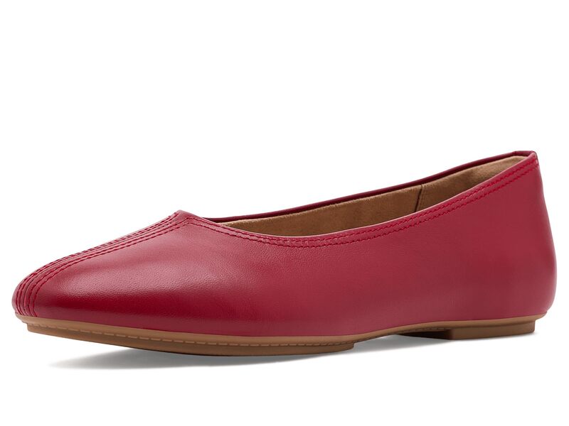 填まるフロップ レディース シューズ サンダル なめし革 FitFlop Delicato High-Cut Soft-Leather Ballet Flats Burnt Berry