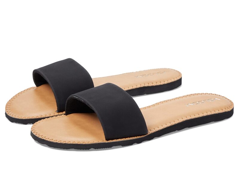 ボルコム レディース シューズ サンダル Volcom Simple Slide Sandals Black 1 ブラック｜ReVida 店