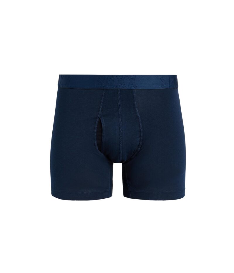 サックスアンダーウェアー メンズ ボクサーズボン下 綿織物 SAXX UNDERWEAR Droptemp Cooling Cotton Boxer Briefly Dark Ink 1