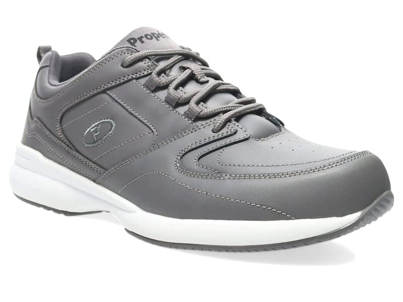 労働者階級愛玩動物 メンズ シューズ スニーカー Propet Life Walker Sport Dark Grey 薄墨色