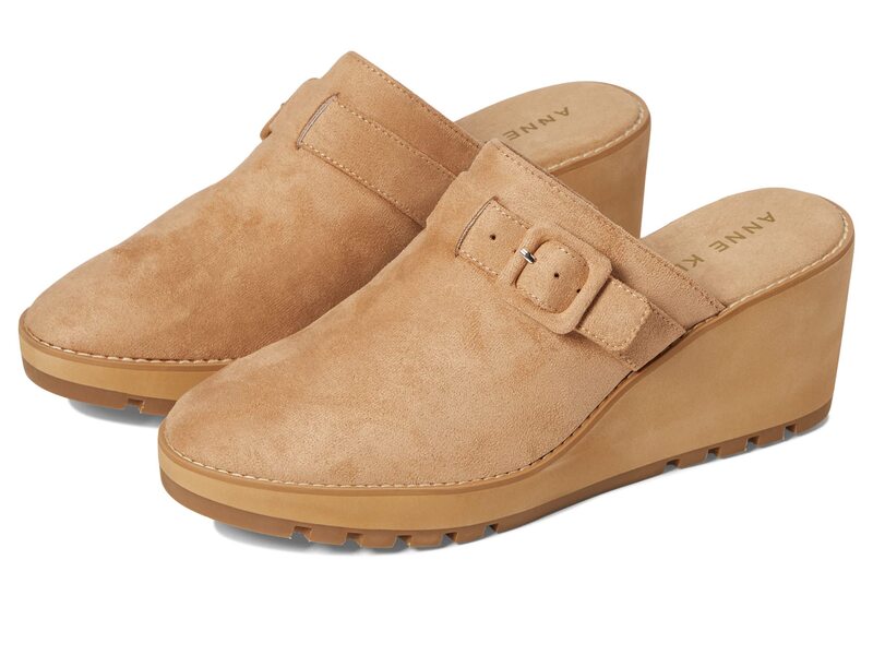 アンクライン レディース シューズ 踵 Anne Klein Patty Natural Fabric