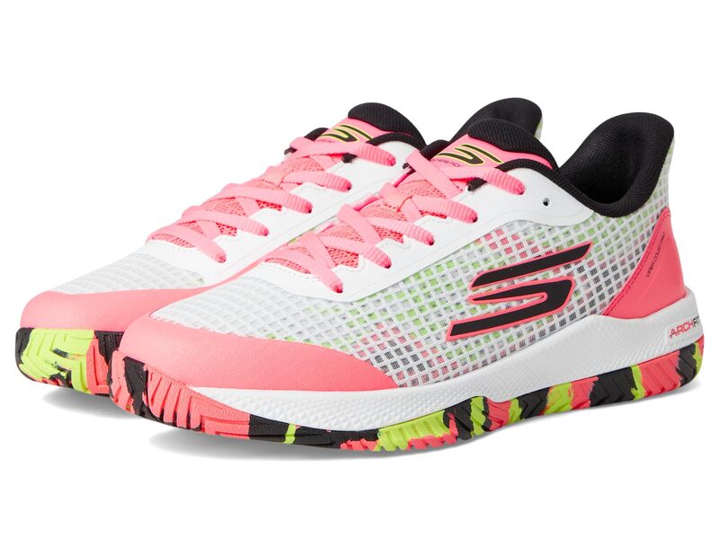 スケッチャーズ レディース シューズ スニーカー SKECHERS Go Train Arch Fit Viper Court Pro - Pickleball White/Multi 白いこと