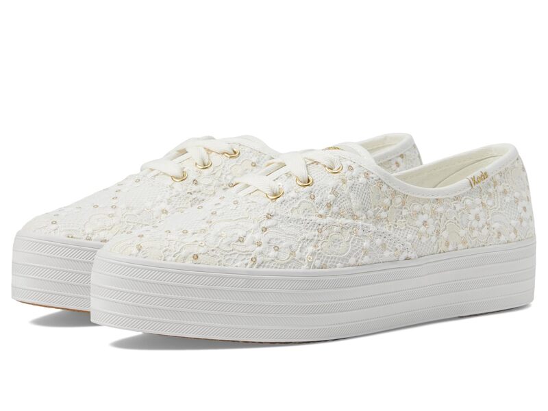 ケッズ レディース シューズ スニーカー スピード競技 Keds Point Lace Up Cream Lacelebrations 皮膚軟化剤