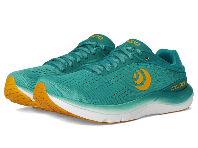 トポアスレチック レディース シューズ スニーカー Topo Athletic Magnifly 5 Teal/Gold ティール