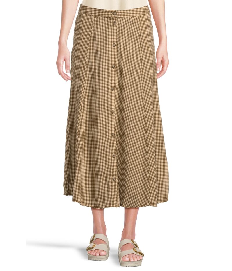 ドード アンドコー レディース ボトムスカート ミディ Toad&Co Manzana Paneled Midi Skirt Partridge Gingham|ReVida 店