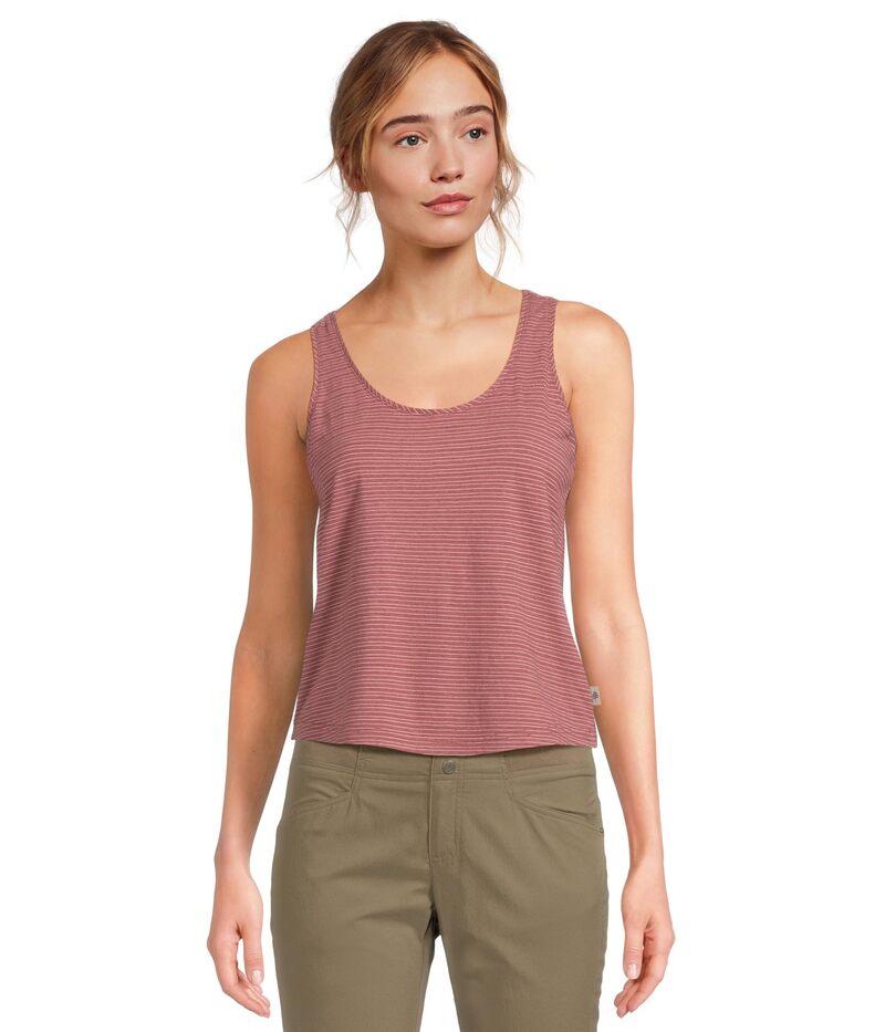 ロイヤルロビンズ レディース トップス プルオーバー Royal Robbins Vacationer Boxy Tank Wild Rhubarb Stripe 縞模様