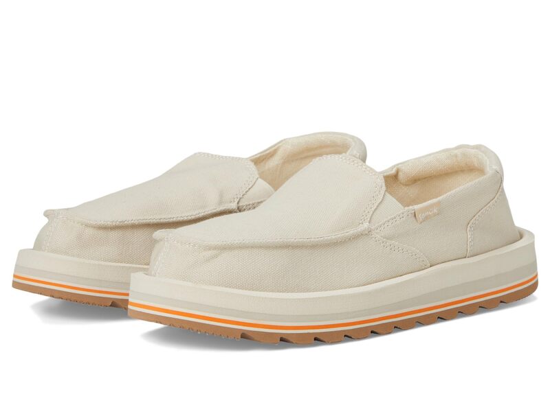 サヌーク レディース シューズ サンダル Sanuk Donna Mesa Brown Rice ブラウン｜ReVida 店