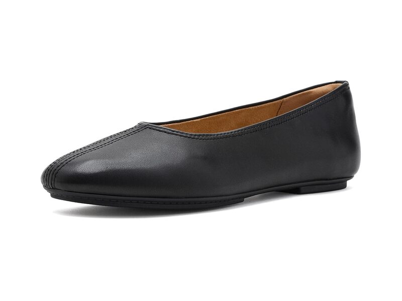 填まるフロップ レディース シューズ サンダル なめし革 FitFlop Delicato High-Cut Soft-Leather Ballet Flats Black 黒いこと