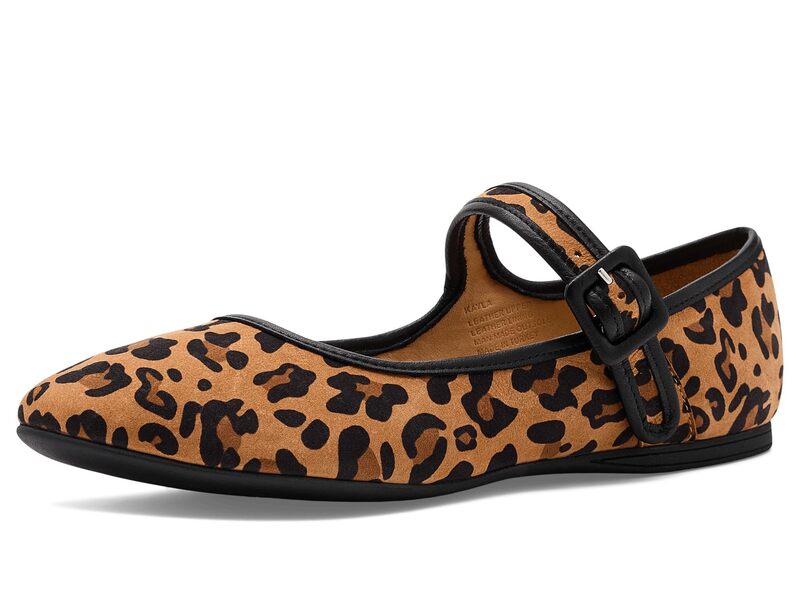 ミズムーズ レディース シューズ サンダル Miz Mooz Kayla Flats Leopard 毛の荒物
