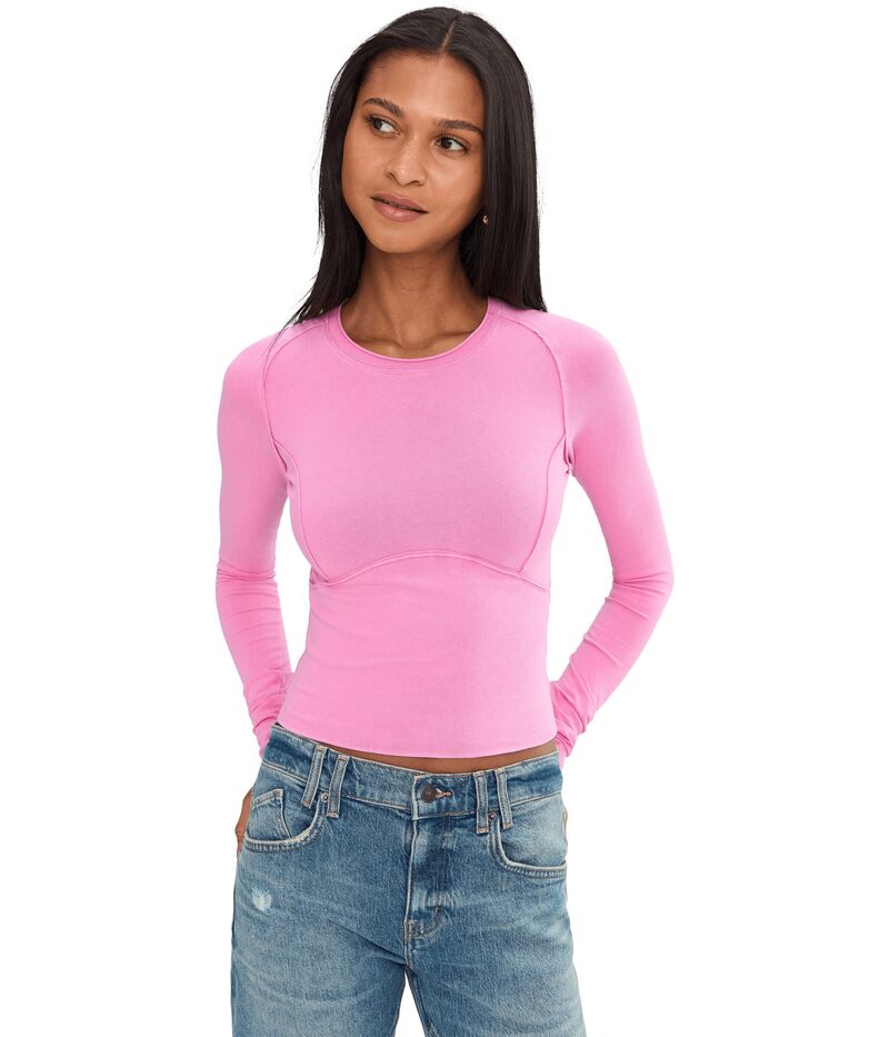 フリーピープル レディース トップス シャツ Free People We The Free Protagonist Long Sleeve Double Bubble|ReVida 店