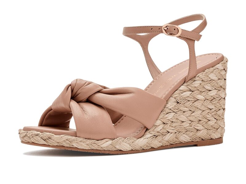 スチュアート ワイツマン レディース シューズ 踵 Stuart Weitzman Soplaya Espadrille Wedge Adobe