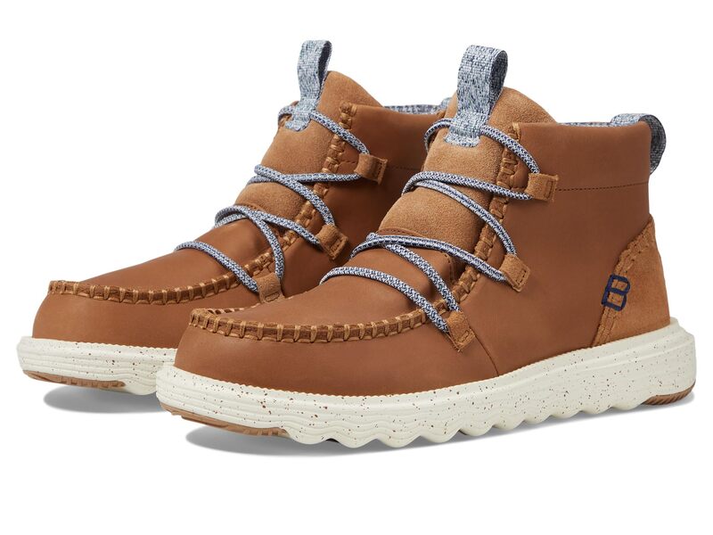 ヘイデュード レディース シューズ ブーツ・レインブーツ レザー Hey Dude Reyes Boots Leather Tobacco Brown ブラウン｜ReVida 店