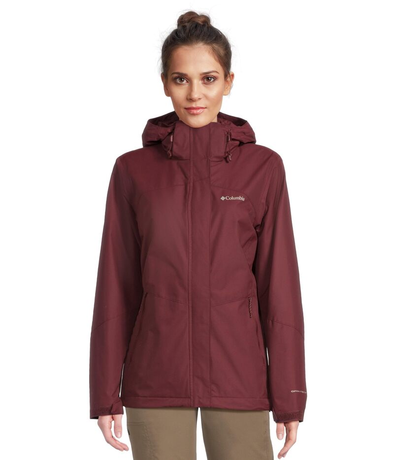 コロンビア レディース アウター 厚地の外套 フリース 上衣 Columbia Bugaboo III Fleece Interchange Jacket Rich Wine ぶどう酒