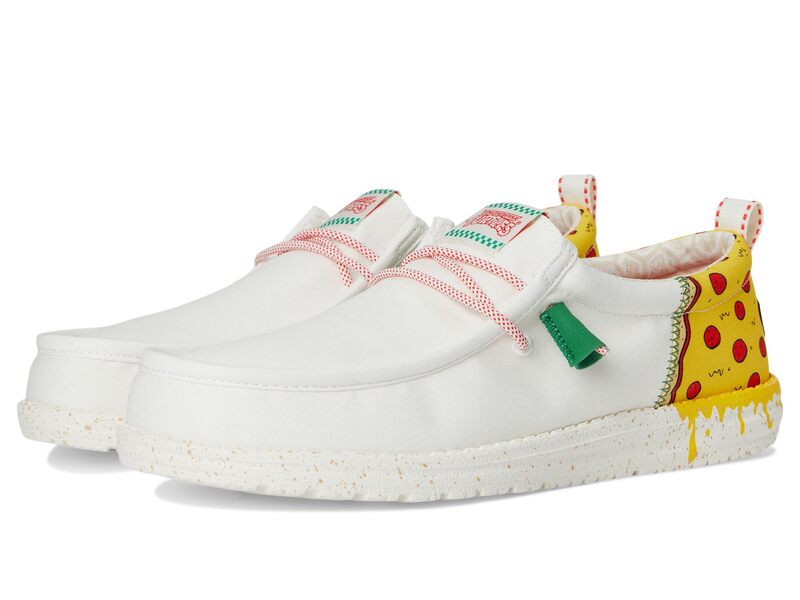 ヘイデュード メンズ シューズ スニーカー Hey Dude Wally Funk TMNT Pizza White/Red 白いこと