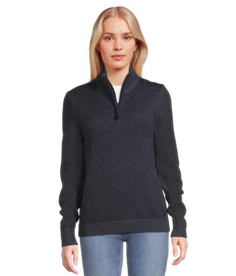 ロイヤルロビンズ レディース アウター 編み物・スウェーター Royal Robbins Westlands 1/4 Zip Deep Blue Heather ギョリュウモドキ