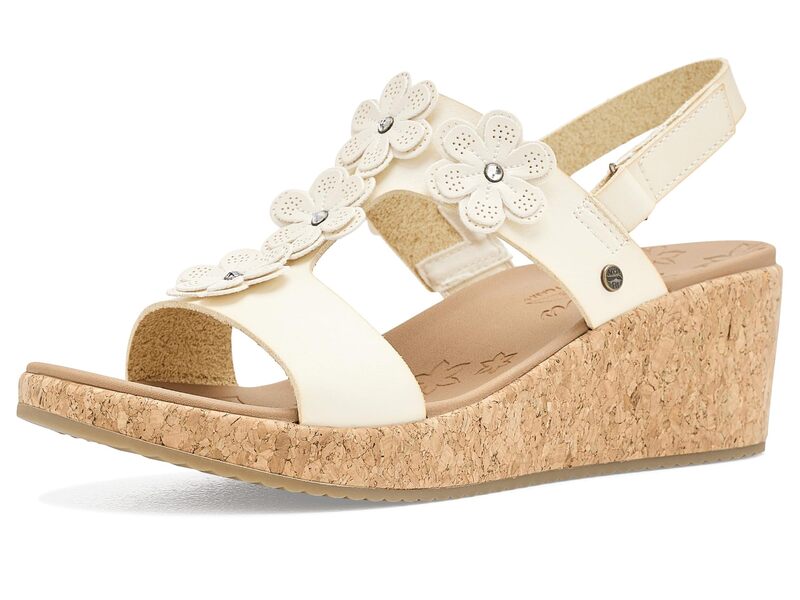 スケッチャーズ レディース シューズ 踵 SKECHERS Archfit Beverlee 2.0 - Rare Gem Off-White 象牙色
