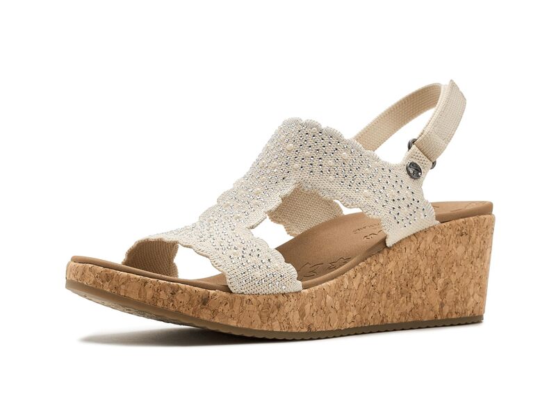 スケッチャーズ レディース シューズ 踵 SKECHERS Arch Fit Beverlee 2.0 - My Fav Off-White 象牙色