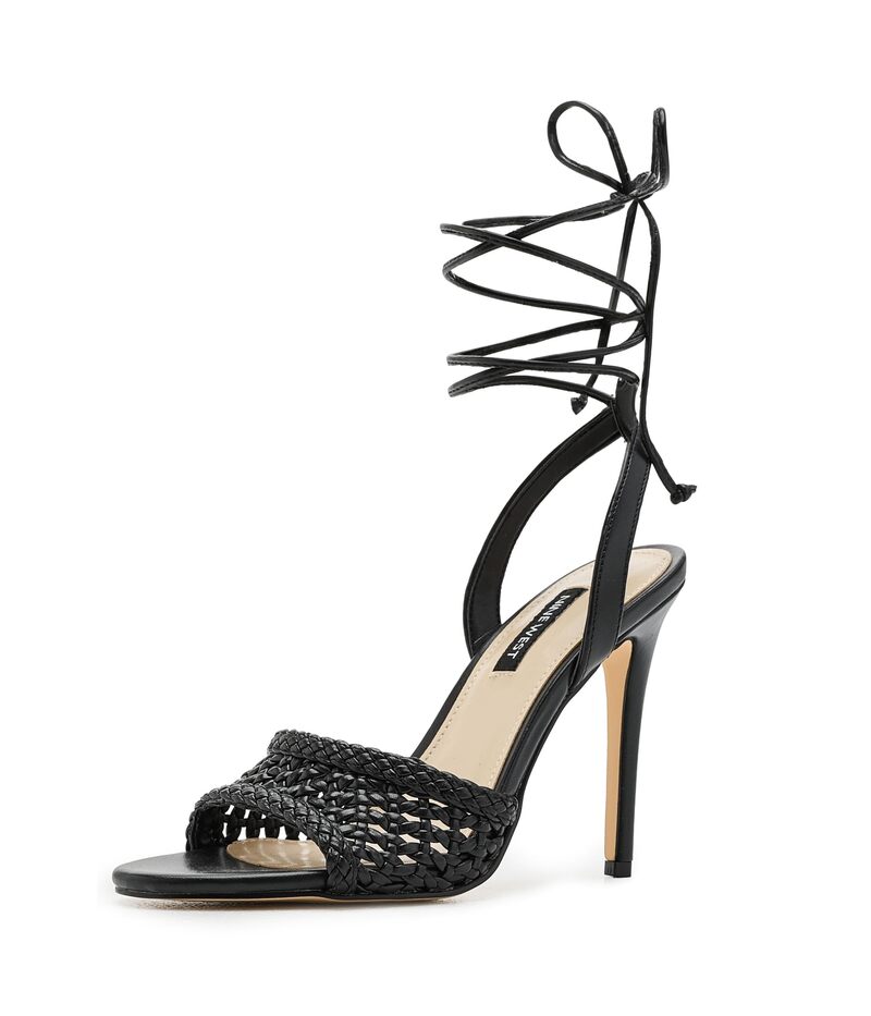 ナインウェスト レディース シューズ ヒール Nine West Merta Black ブラック｜ReVida 店