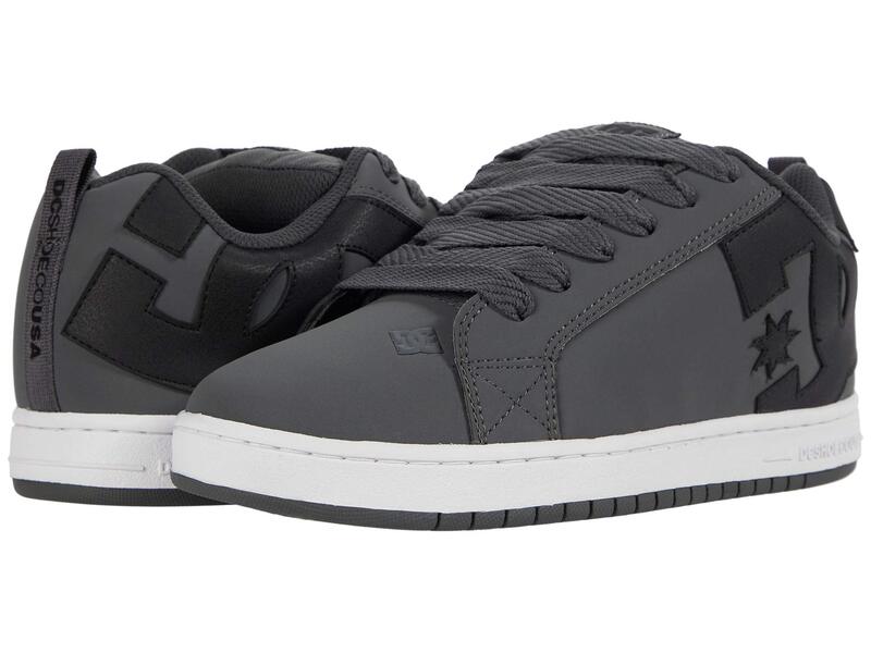 ディーシー メンズ シューズ スニーカー DCourt Graffik Dark Grey/Black/White 白いこと