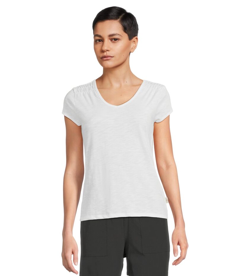 ロイヤルロビンズ レディース トップス プルオーバー Royal Robbins Featherweight Slub Tee White 白いこと
