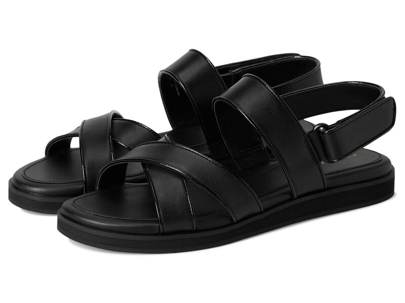 電話を掛けるハーン レディース シューズ サンダル Cole Haan Mirabelle Crisscrossandals Black/Patent/Black 黒いこと
