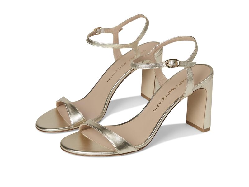 スチュアート ワイツマン レディース シューズ 踵 Stuart Weitzman Babette 85 Light Gold ゴールド