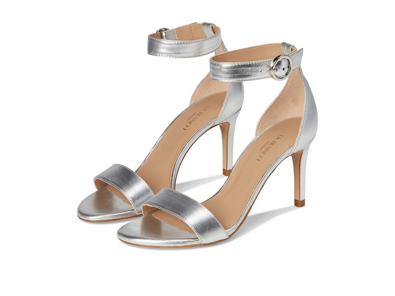 エルケーベネット レディース シューズ 踵 サンダル LK Bennett Ivy Single Strap Sandalsilver しろがね色