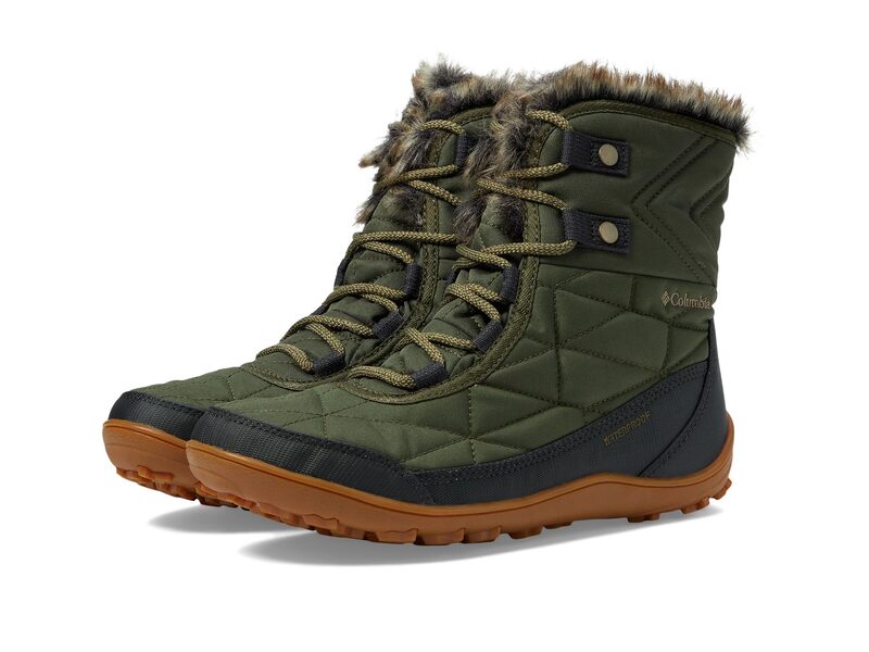 コロンビア レディース シューズ ブーツ・レインブーツ Columbia Minx Shorty III Nori/KhakiI カーキ