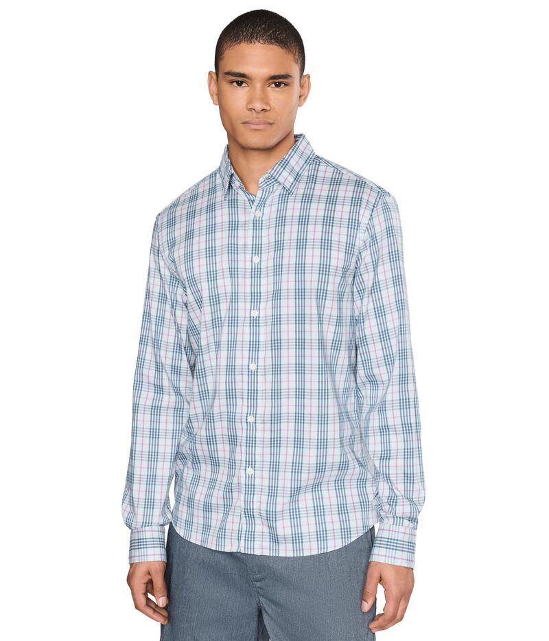 ファレティ メンズ トップス プルオーバー Faherty The Movement Shirt Blue Orchid Plaid 青碧