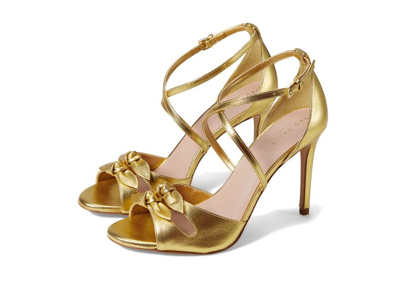 テッドベーカー レディース シューズ ヒール Ted Baker Bicci Gold ゴールド｜ReVida 店