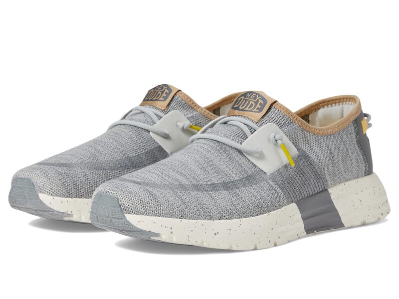 ヘイデュード メンズ シューズ スニーカー Hey Dude Sirocco Sport Mode Light Grey/White 白いこと