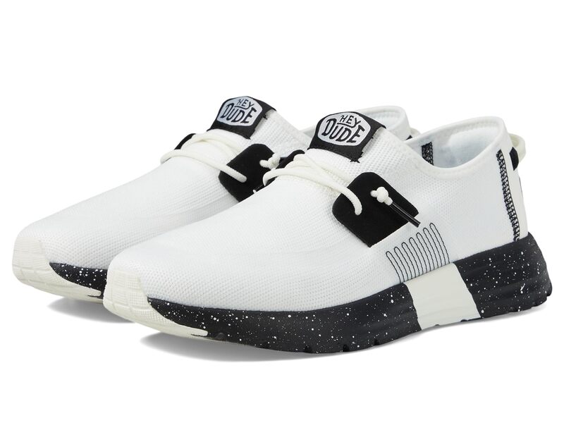 ヘイデュード メンズ シューズ スニーカー Hey Dude Sirocco Sport Mode White/Black 白いこと