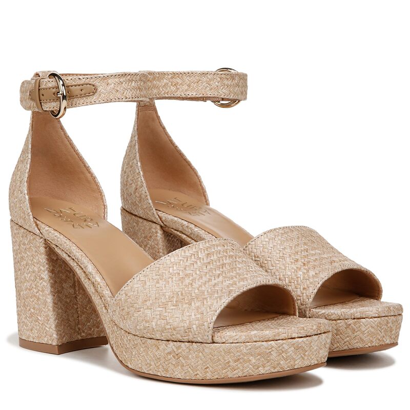 ナチュライザー レディース シューズ 踵 アンクル Naturalizer Pearlyn3 Ankle Straps Wheat Woven Fabric