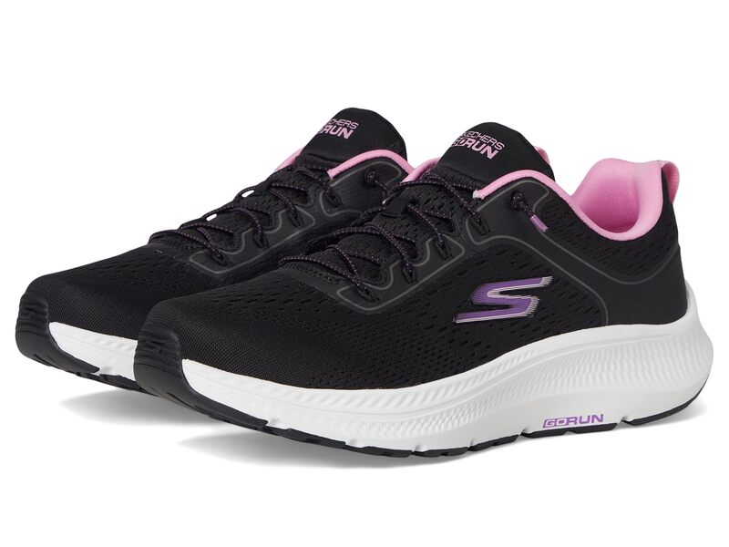 スケッチャーズ レディース シューズ スニーカー SKECHERS Go Run Consistent 2.0 Duval Black/Pink ブラック|ReVida 店