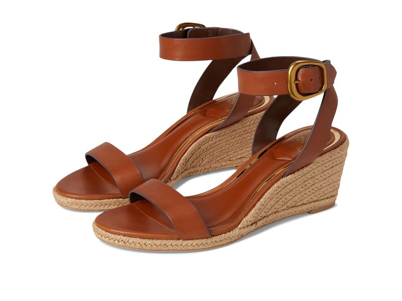 ヴィンスカムート レディース シューズ 踵 サンダル Vince Camuto Felia Espadrille Wedge Sandals Caramello