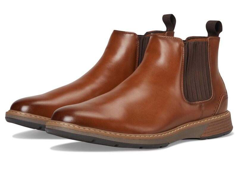 ステイシーアダムス メンズ シューズ ブーツ・レインブーツ チェルシーブーツ チェルシー Stacy Adams Platt Chelsea Boots Cognac｜ReVida 店
