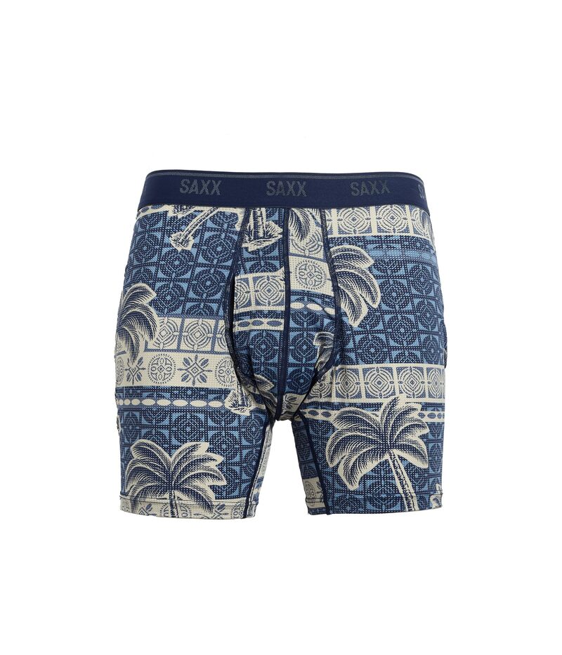 サックスアンダーウェアー メンズ ボクサーズボン下 メッシュ SAXX UNDERWEAR Quest Quick-dry Mesh Boxer Briefly Palm Geo/Stone 石ころ