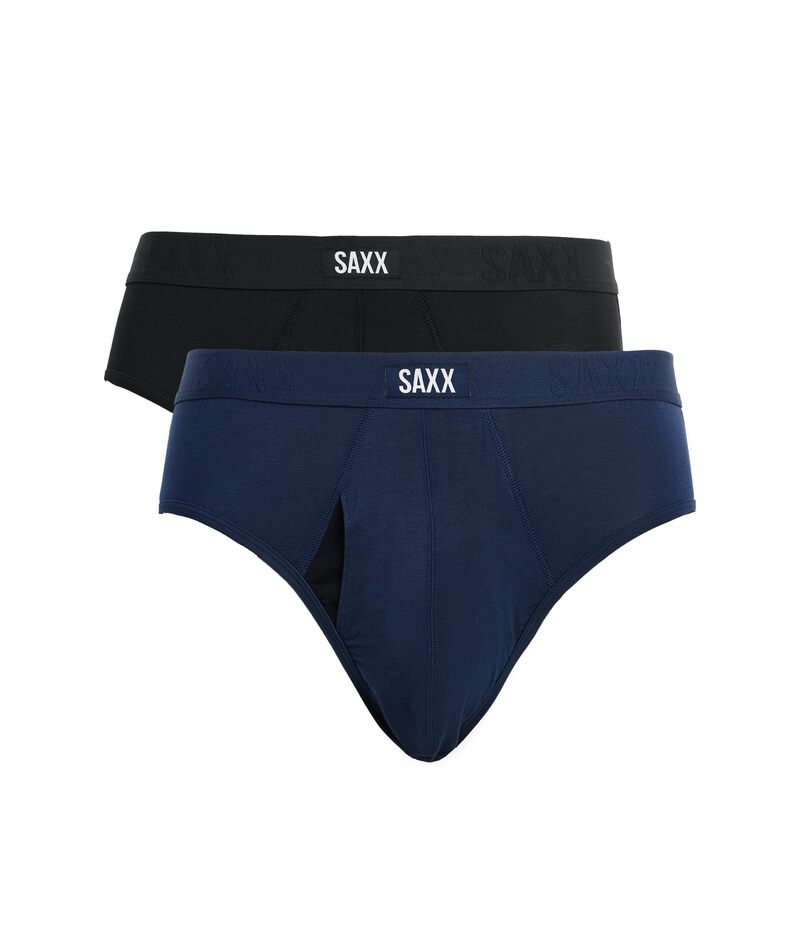 サックスアンダーウェアー メンズ ブリーフズボン下 SAXX UNDERWEAR Vibe Xtra Soft Comfort Briefly 2-Pack Black/Navy 黒いこと