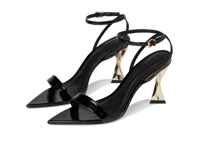 シュッツ レディース シューズ 踵 サンダル Schutz Elisha Sandals Black 黒いこと