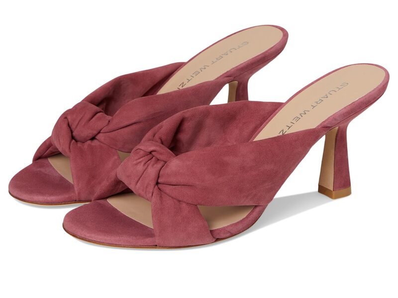スチュアート ワイツマン レディース シューズ 踵 Stuart Weitzman Soplaya Slide 75 Dusty Berry