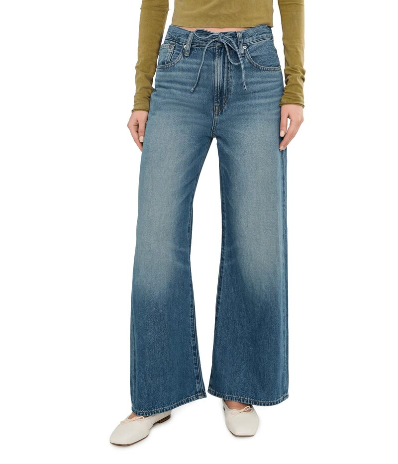 メイドウェル レディース ボトムス ジーンズズボン下 Madewell The Short Ultimate Wide-Leg Jean インチ Airy Denim Pickett Wash ジーンズ